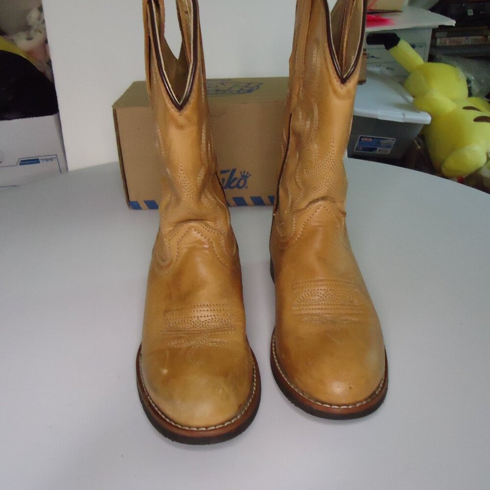 Cody James Youth - Size 2D - Tan Cowboy Boots Style 353214